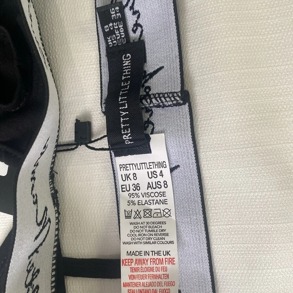 PrettyLittle MAMA Maternity Black Tape Triangle Set - Picture 7 of 11